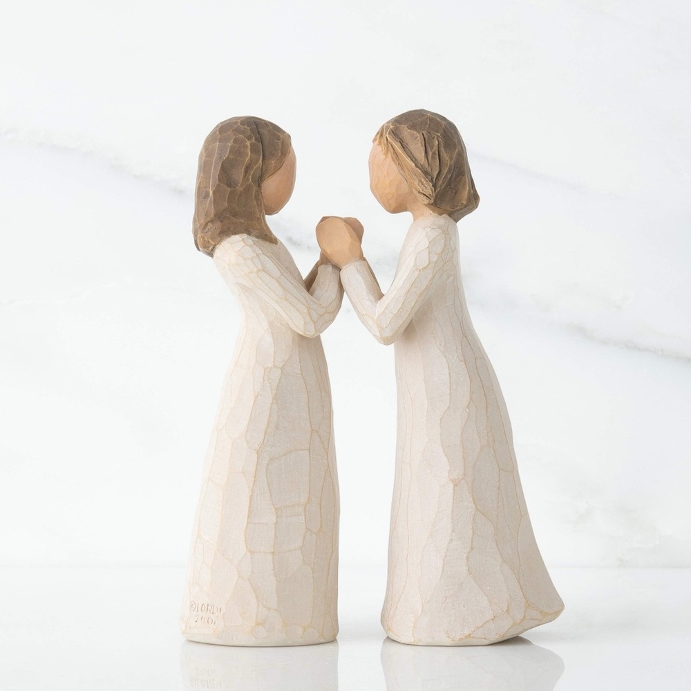 Willow Tree sisters by heart